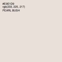 #E9E1D9 - Pearl Bush Color Image